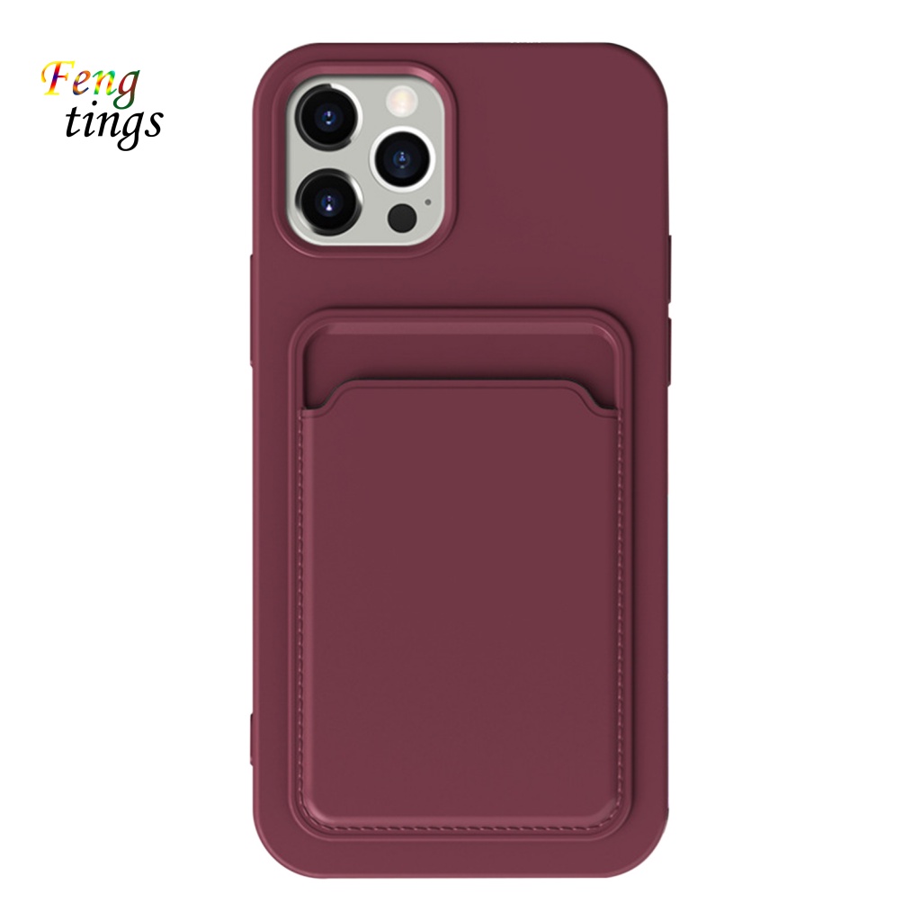 Ốp Điện Thoại TPU Mềm Chống Bụi Chống Sốc Có Ngăn Đựng Thẻ Cho iPhone 14 / 14 Pro / 14 Plus / Pro Max