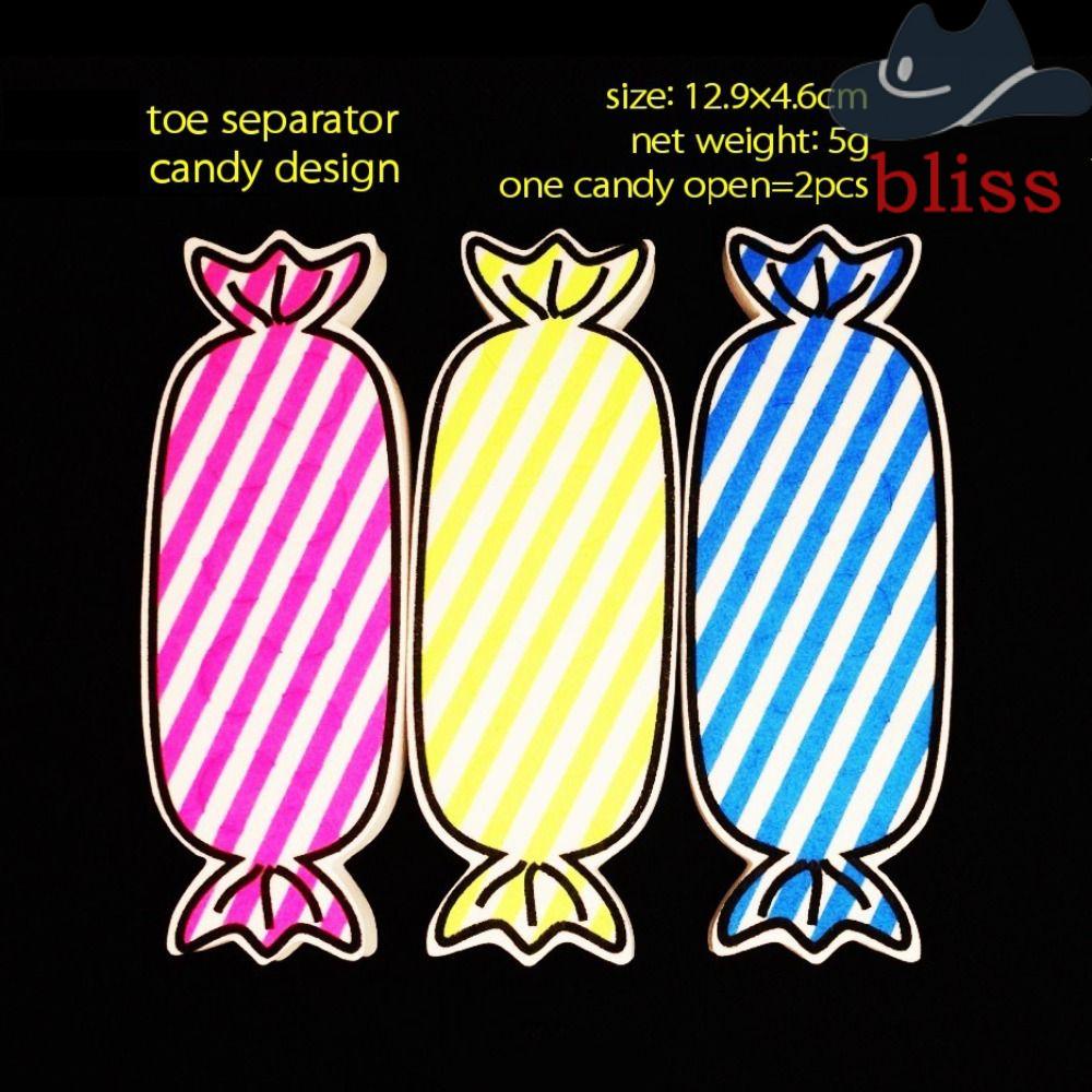 1 Cặp Dụng Cụ Tách Ngón Chân Hai Công Dụng Hình Kẹo