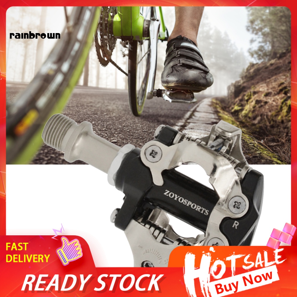 1 Bộ Bàn Đạp Tự Khóa Bằng Hợp Kim Nhôm Độ Bền Cao Chống Rỉ Sét Có Thể Điều Chỉnh Cho Xe Đạp Leo Núi