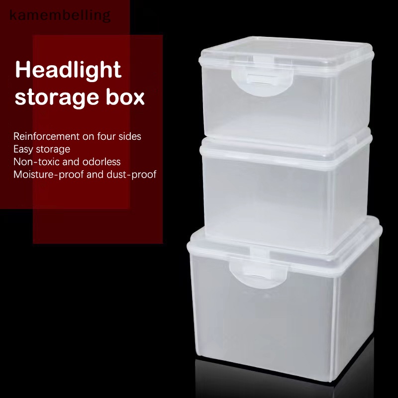 Hộp Đựng Đèn Pha LED Bằng Nhựa Trong Suốt Để Bàn Tiện Dụng