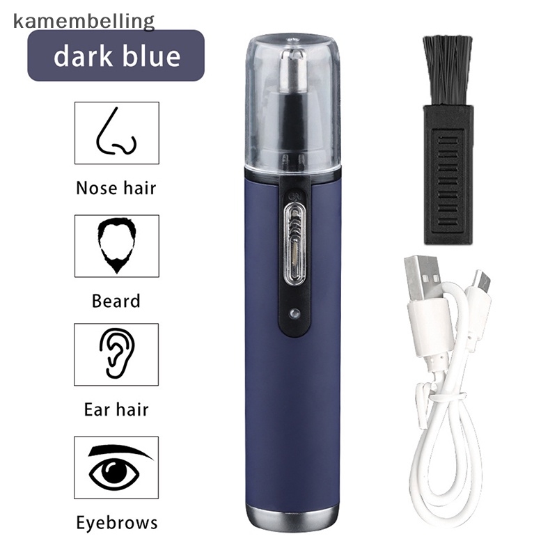 Kamembelling Máy Tỉa Lông Mũi Chống Thấm Nước Sạc USB Tiện Lợi