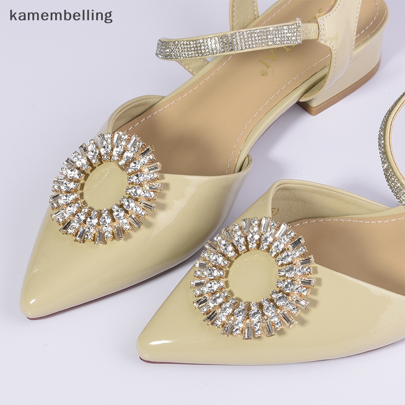 Kamembelling 1 Kẹp Cài Áo Hình Giày Cao Gót Đính Đá Lấp Lánh