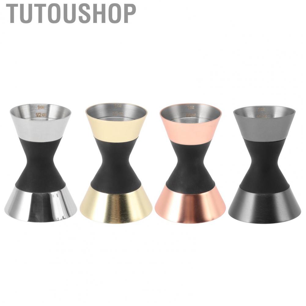 Tutoushop Bar Jigger  Scale Measuring Cocktail Jigger Stainless Steel  for Home