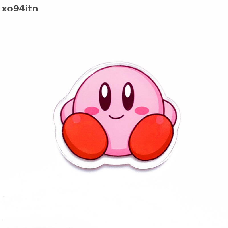 Trâm Cài Áo Hoạt Hình Kirby Tráng Men Dễ Thương Cho Bé