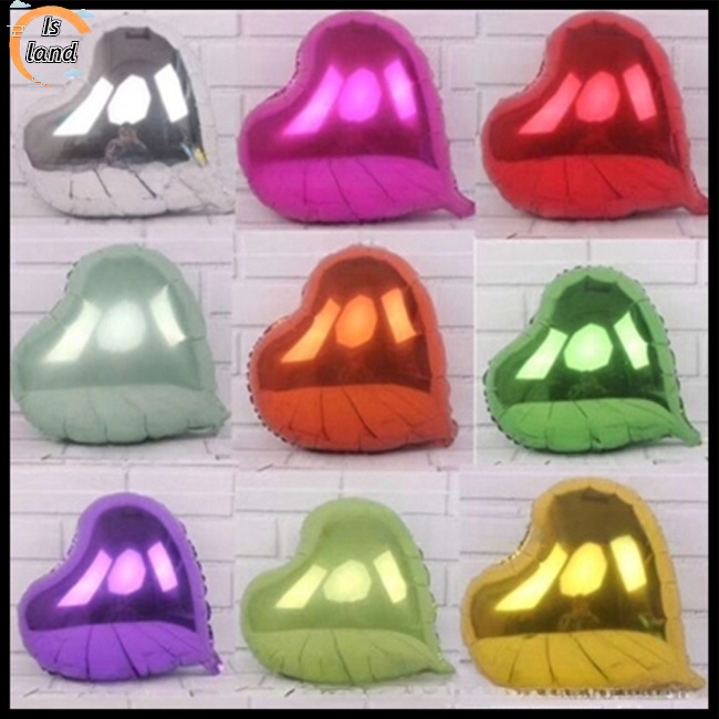 Bong Bóng Màng Nhôm Hình Trái Tim 18 inch Dùng Trang Trí Tiệc Cưới / Sinh Nhật