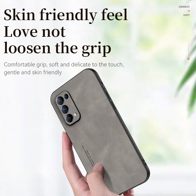 Ốp lưng oppo Reno 5 Ốp Điện Thoại Da Thời Trang Bảo Vệ Cho OPPO Reno5 YBPD