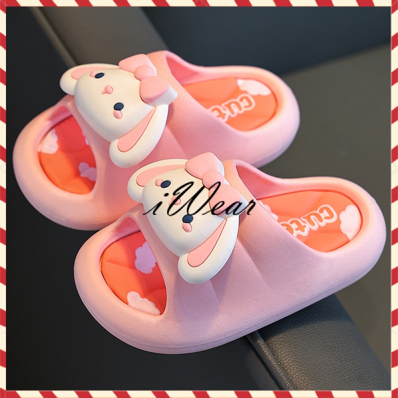 Dép con gái cho mùa hè, Dép trong nhà hoạt hình công chúa, Dép đi trong phòng tắm chống trượt, Dép dễ thương đáy mềm cho trẻ em