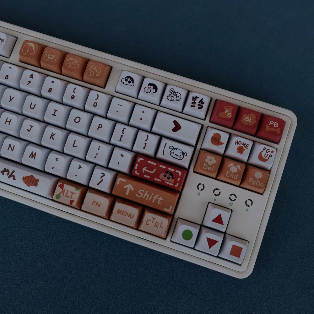 Crayon Shin-chan Keycaps XDA Profile Anime PBT Dye Sub Bàn Phím Cơ Keycap