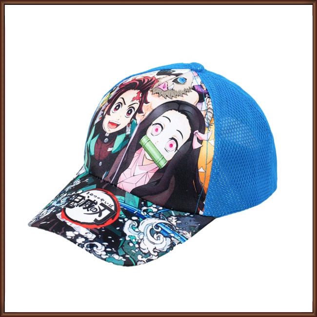 Mũ Lưỡi Trai Phối Lưới Thoáng Khí Họa Tiết Hoạt Hình Dễ Thương Cho Bé Từ 2-8 Tuổi