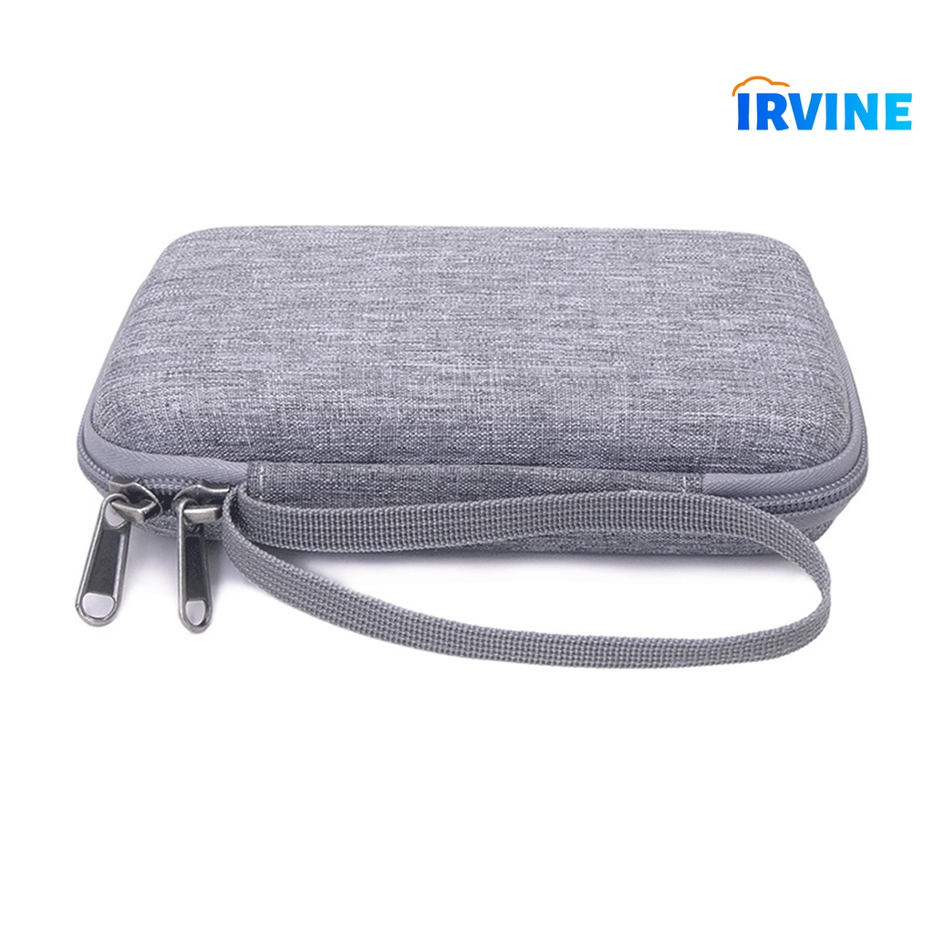 Hộp Đựng Tai Nghe Dạng Lưới Có Dây Co Giãn Và Tay Cầm Mang Theo Đi Du Lịch