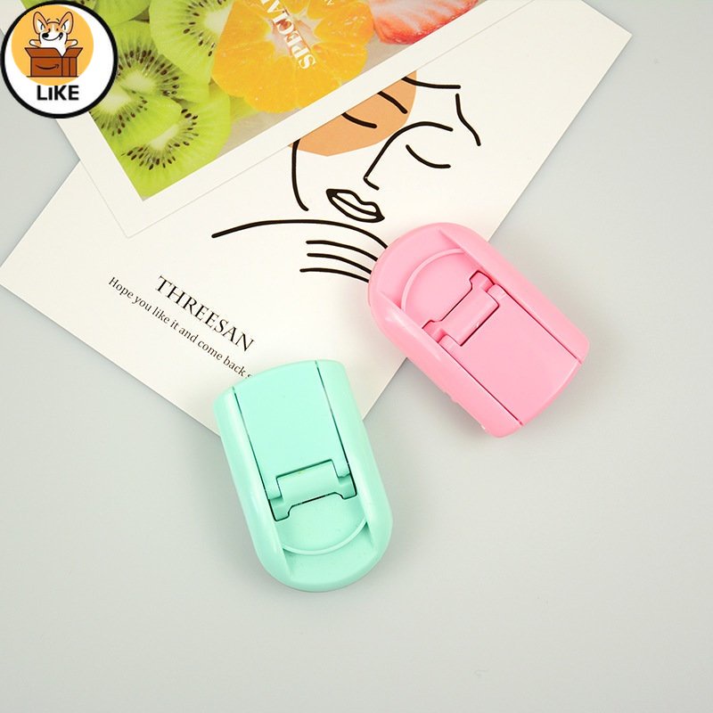 Dụng Cụ Uốn Mi Mini Màu Macaron Trang Điểm Mắt Cho Người Mới Bắt Đầu