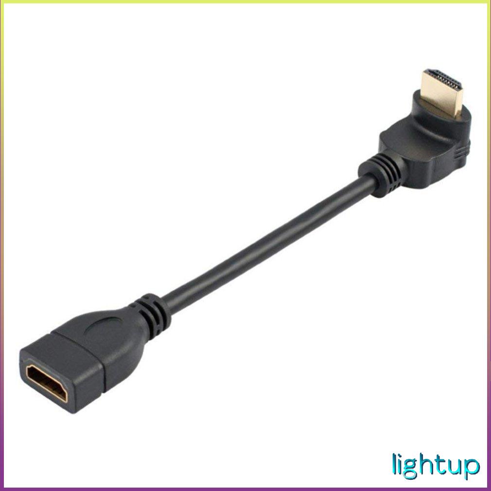 Góc 90 Độ Nam Sang Hdmi-Tương Thích Nữ Adapter Chuyển Đổi Cáp Mở Rộng Cho Máy Tính Bảng Ảnh [Y/7]