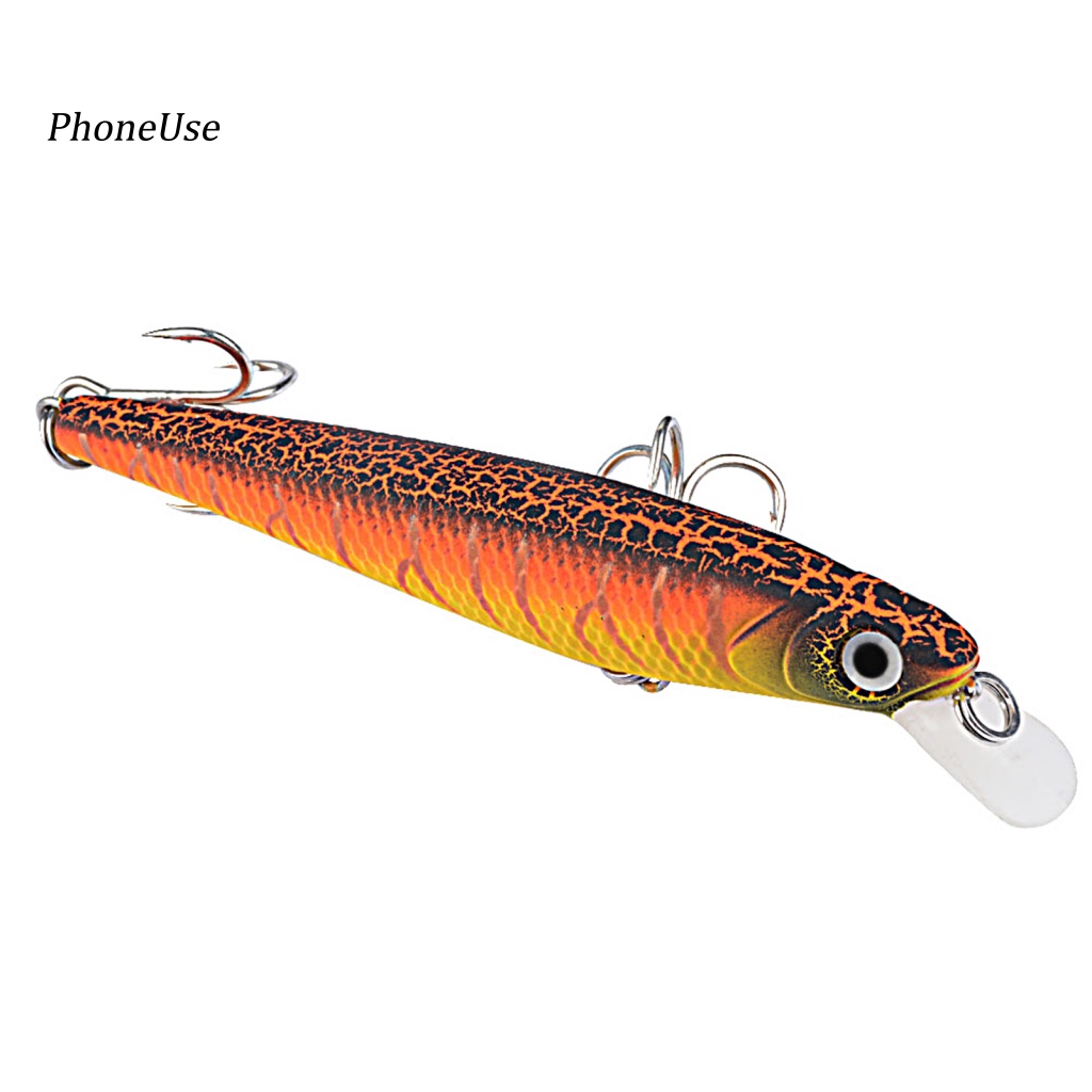 Mồi Câu Cá Giả Bằng Da PU 10.2cm / 9g Có Lưỡi Câu Sắc Bén 3D Chống Ăn Mòn