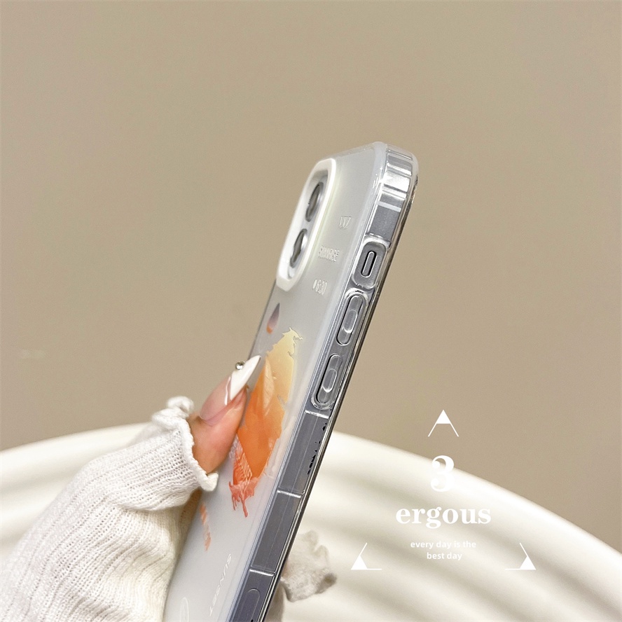 Ốp Điện Thoại Mềm Chống Sốc Màu Gradient Cho IPhone 14 13 12 11 Pro Max SE2020 X XR Xs Max 7 8 Plus