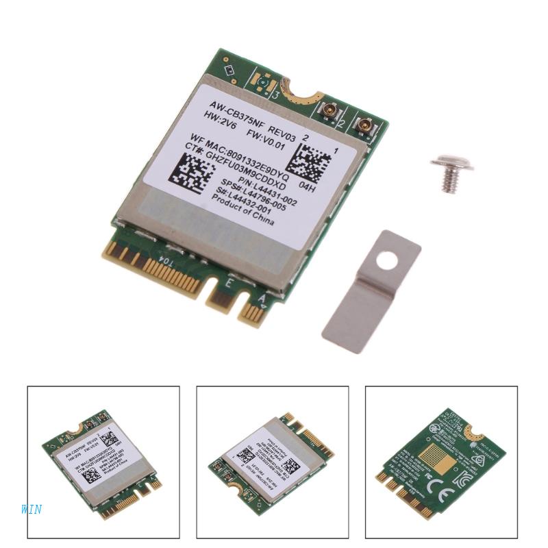 Thẻ Băng Tần Kép 2.4 + 5GHz 867Mbps Bluetooth 5.0 M.2 Wifi WLAN 802.11ac Cho RTL8822CE