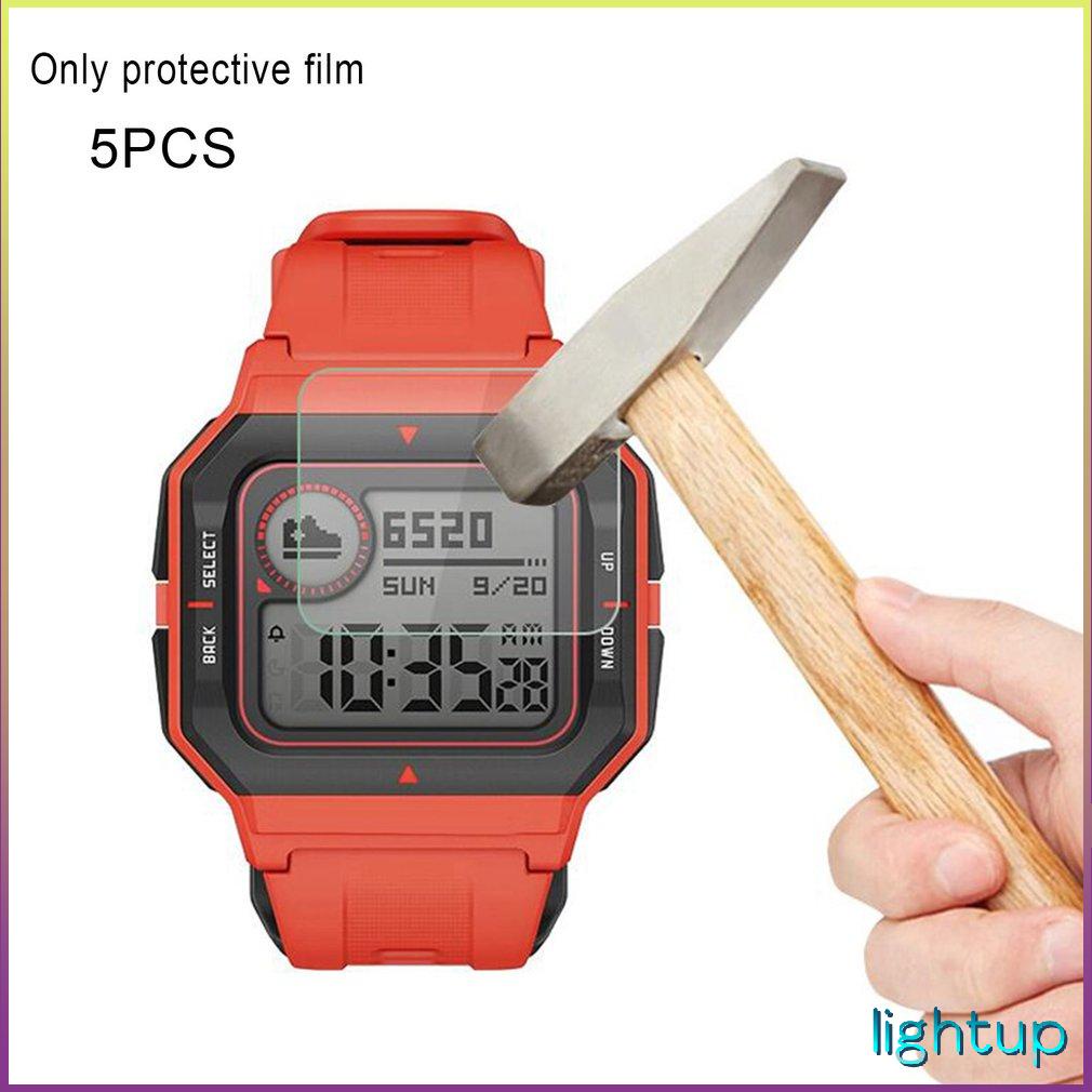Đồng hồ thông minh Smartwatch Kính cường lực Phim bảo vệ trong suốt Bảo thể thao Màn hình LCD toàn màn [Y/6]