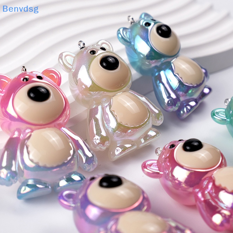 Benvdsg &gt; Mặt Vòng cổ / Móc Khóa Hình Gấu Dạ Quang DIY