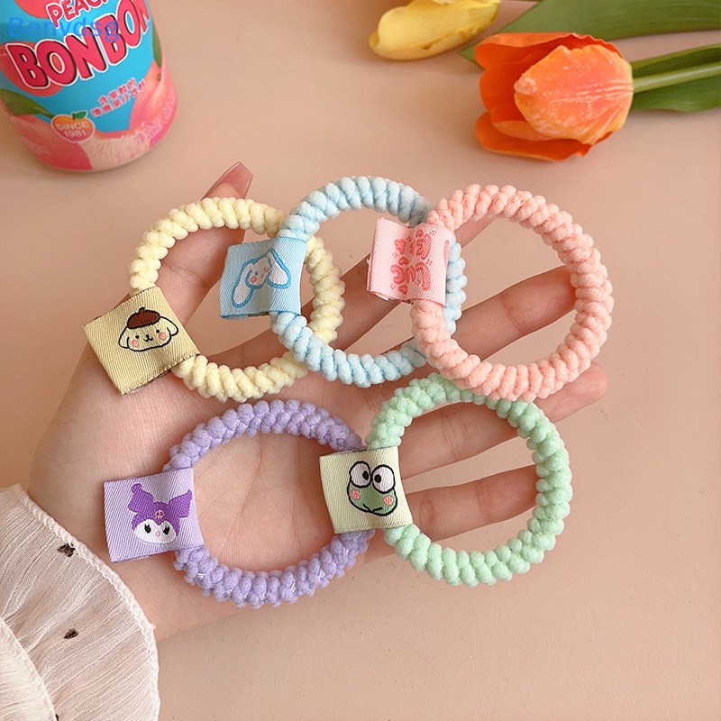 Dây Buộc Tóc Cao Su Co Giãn Màu Kẹo Thời Trang Cho Nữ