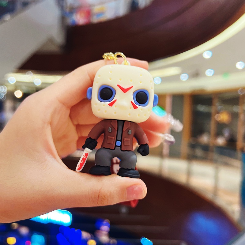 Móc Khóa Silicon Hình Búp Bê Hoạt Hình Đáng Yêu