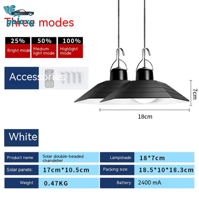 Galaxy Đèn Năng Lượng Mặt Trời Chống Thấm Nước Có Điều Khiển Từ Xa Trang Trí Gara Sân Vườn