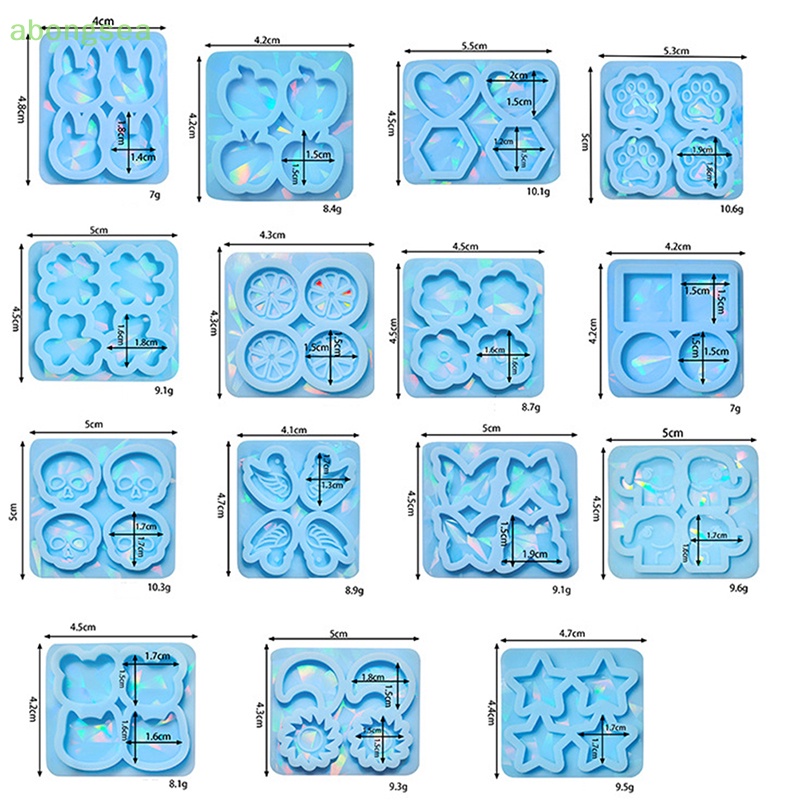 Khuôn Silicon Làm Mặt Trang Sức Hình Động Vật Dễ Thương