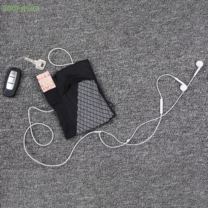 Abongsea Túi Đựng Điện Thoại Co Giãn Đeo Cánh Tay Tiện Dụng Cho Nam Và Nữ