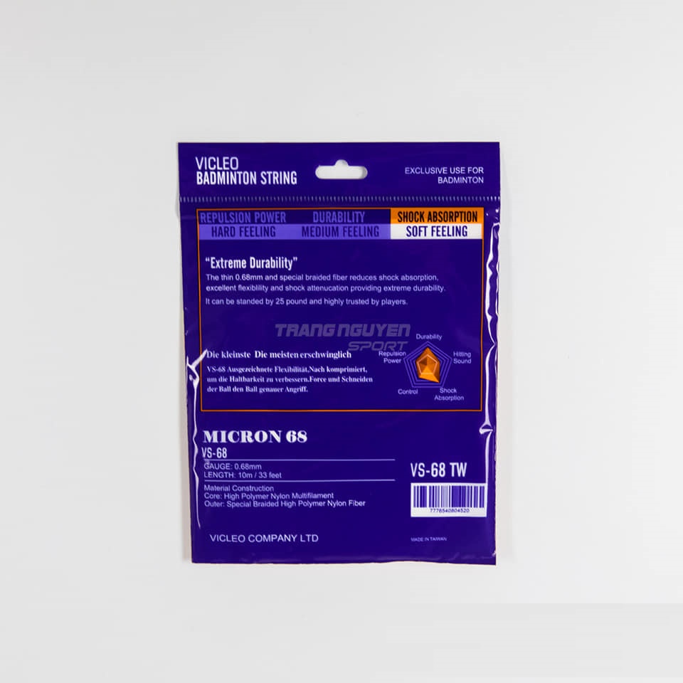 Dây Căng Vợt Cầu Lông VS 68 chính hãng