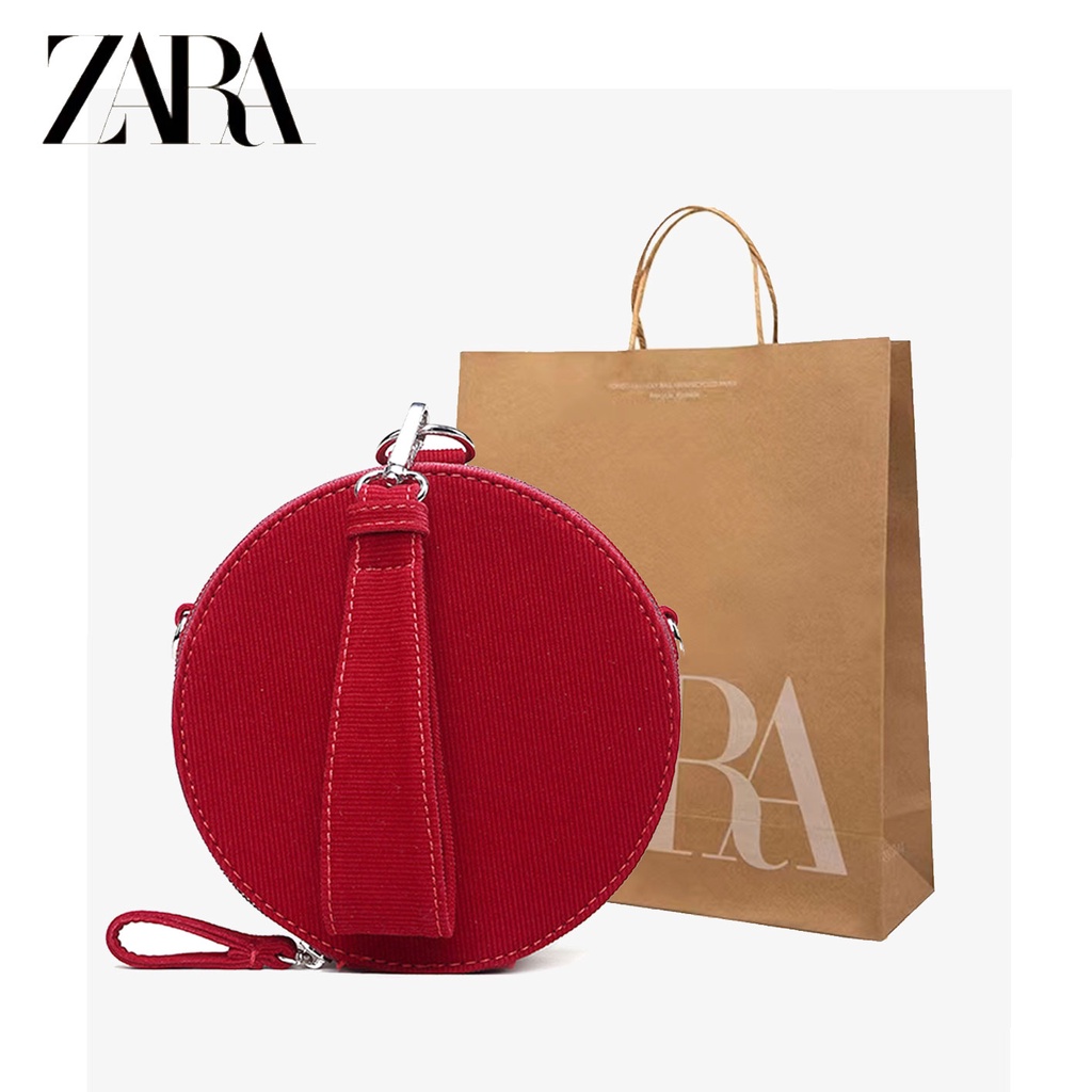 Túi Đeo Chéo ZARA Mini Dáng Tròn Thời Trang Sang Trọng Cho Nữ