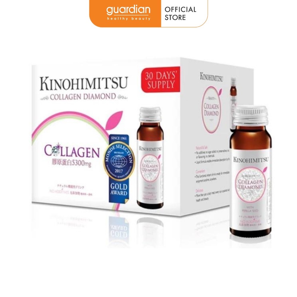 Nước Uống Đẹp Da Collagen KINOHIMITSU J'Pan Collagen Diamond 5300 (50ml x 16 chai)