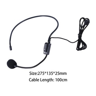 First Vocal Wired Headset Microphone microfono For Voice Amplifier Speaker