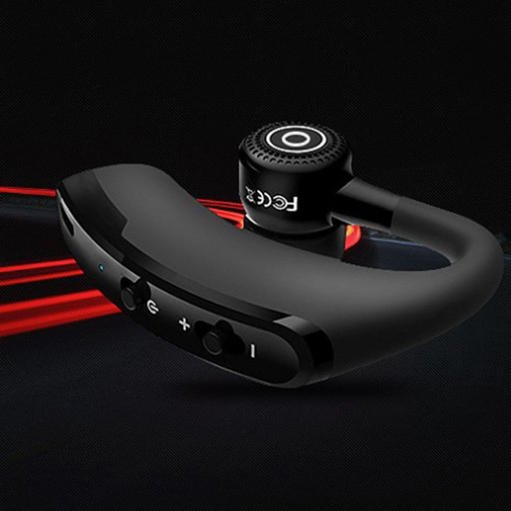 V9 Hanging Ear 5.0 Wireless Earphones Long Standby Sports In-Ear Noise Reduction Lightweight [Q/1]