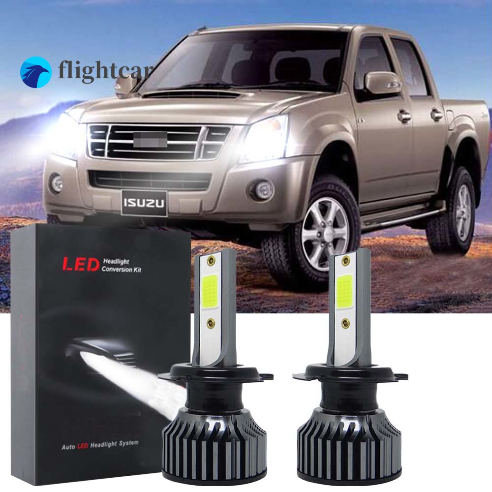 Đèn Pha LED Isuzu Dmax (MU5) 2005 2006 2007 2008 2009 2010 2012 2013-2PC 12V-24V 6000K Ánh Sáng Trắng Mới