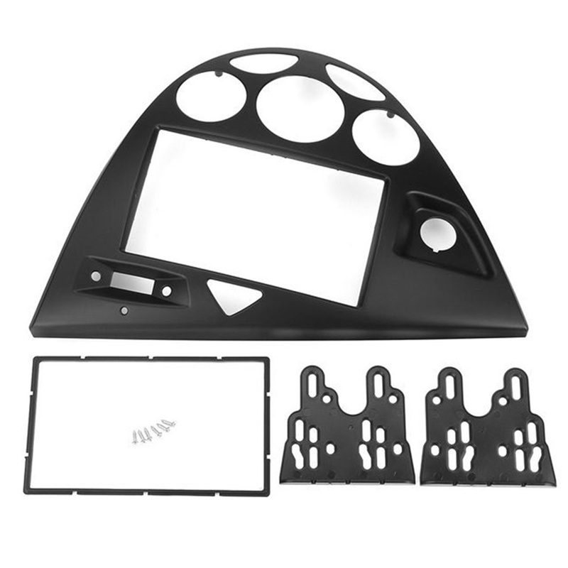 2 Din Radio Fasica cho Ford Focus / Fiesta Bảng điều khiển âm thanh nổi Radio Trim Kit Khung mặt LHD Lắp đặt lại