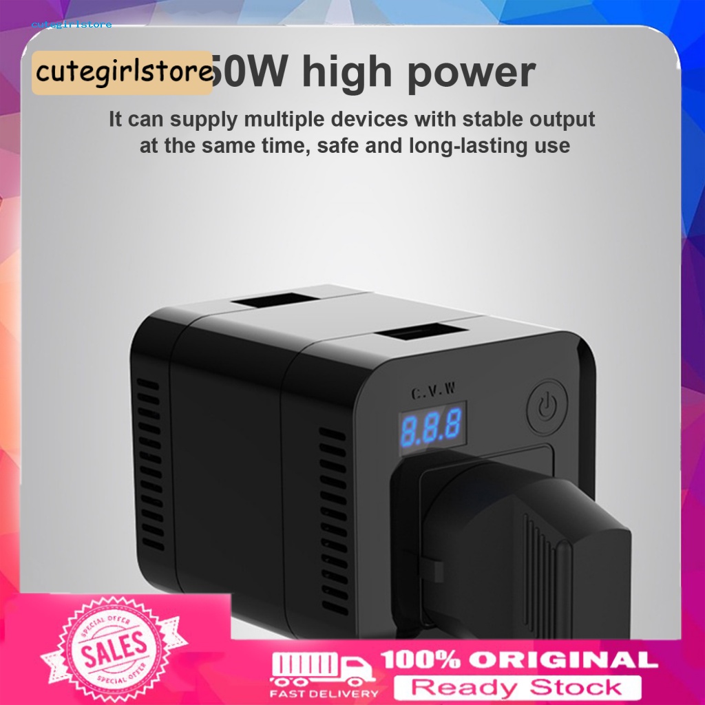 Bộ Chuyển Đổi Nguồn Điện 150W 12V / 24V Sang 220V Kèm Cầu Chì Cho Xe Hơi