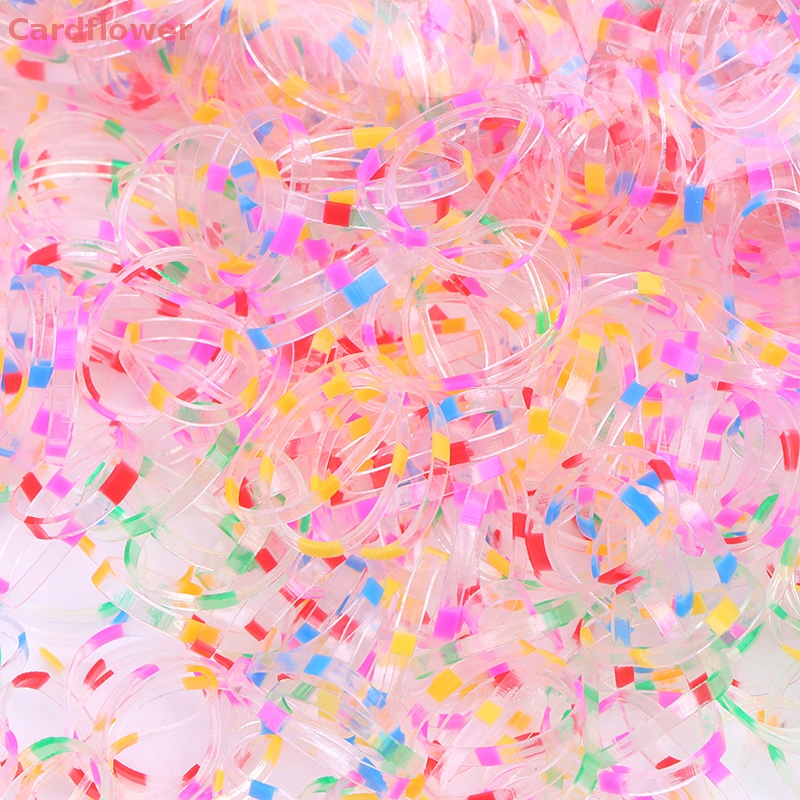 Bộ 1000 Dây Thun Buộc Tóc Không Đau Dùng Một Lần Dành Cho Bé Gái