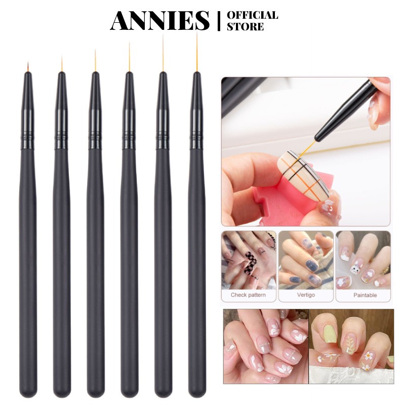 ANNIES  1PC Bộ  cọ vẽ móng Lawei chính hãng chuyên dụng