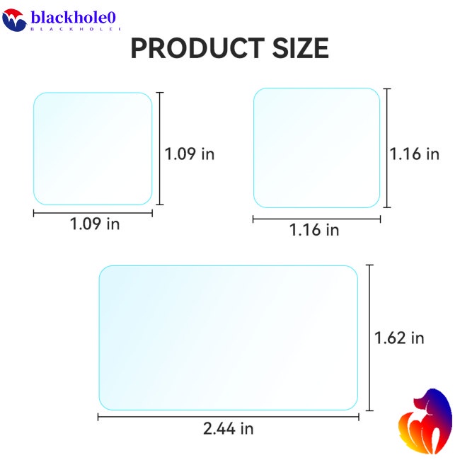 1 Bộ Kính Cường Lực Bảo Vệ Màn Hình Chống Trầy Tương Thích Với Gopro11 / 9 / 10