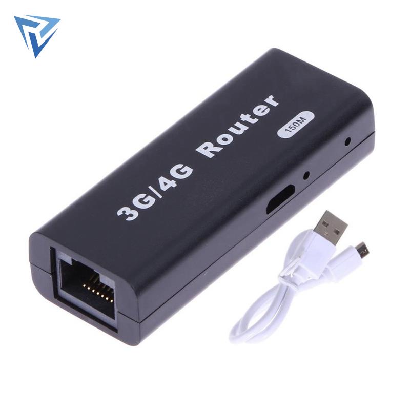 Bộ định tuyến di động Mini Bộ định tuyến không dây USB 3G '4G WiFi Wlan Điểm phát sóng WiFi Bộ định tuyến không dây USB RJ45 150Mbps với cáp USB