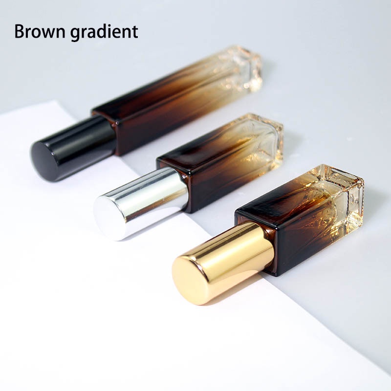 1 Chai Thủy Tinh Rỗng Đựng Nước Hoa Dạng Xịt Dung Tích 5ml 10ml Màu Nâu Gradient