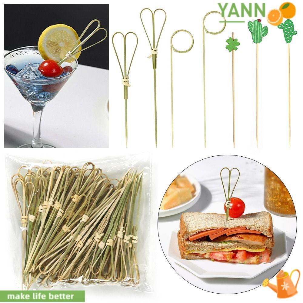 1 100 Que Tre Dùng Trang Trí Bánh Mì Sandwich Trái Cây