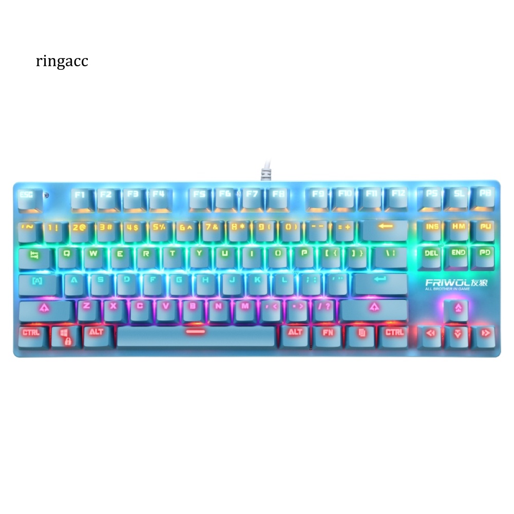 Bàn PhíM Cơ Gaming RGA G50, Trục Xanh RGB NhiềU MàU Cho MáY TíNh