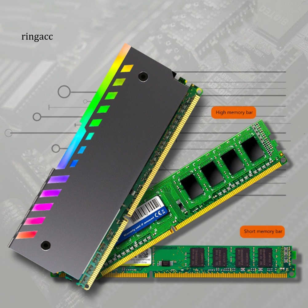 Set 2 Bộ Tản Nhiệt RGA Bằng Nhôm Nhiều Màu Sắc Chuyên Dụng Cho Máy Tính