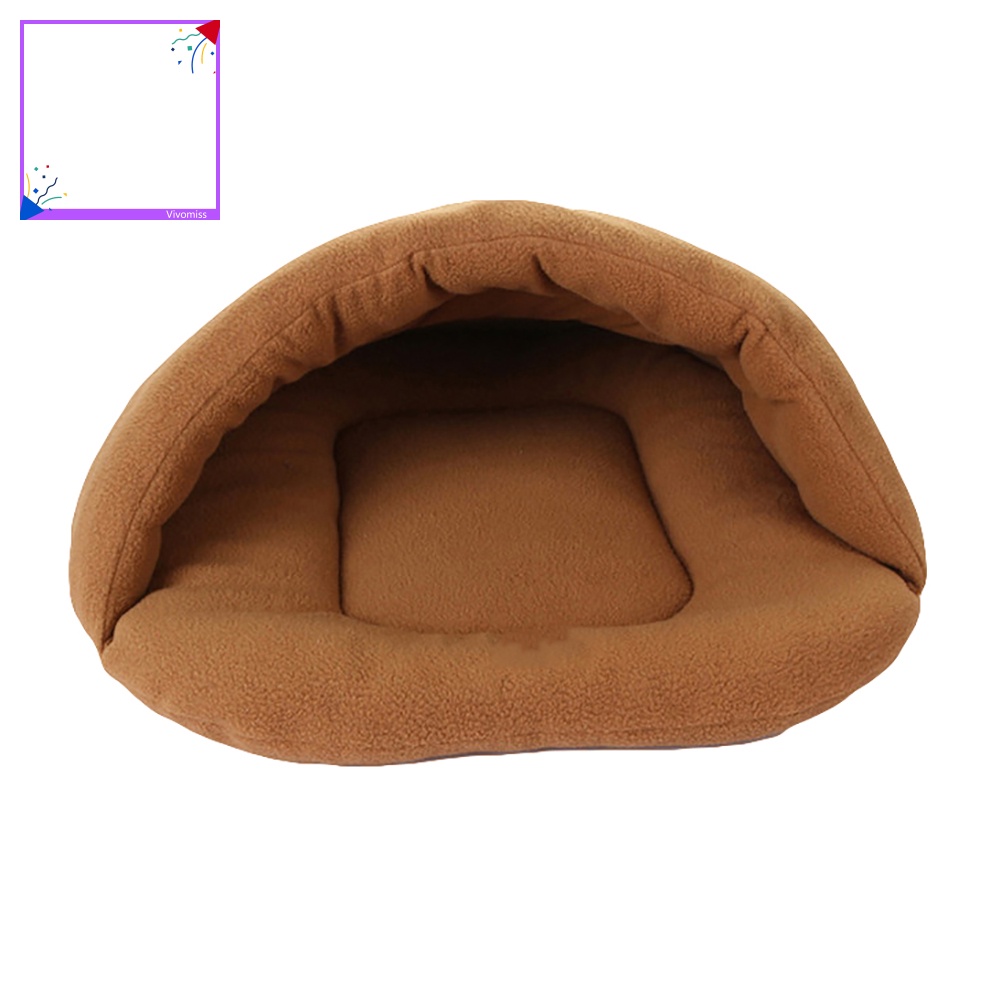 Túi Ngủ Hình Dép Bông Mềm Mại Giữ Ấm Mùa Thu Đông Cho Thú Cưng Kennel
