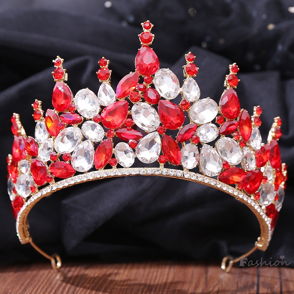 Cài Tóc Hình Vương Miện Đính Đá Lấp Lánh Thời Trang Cho Nữ