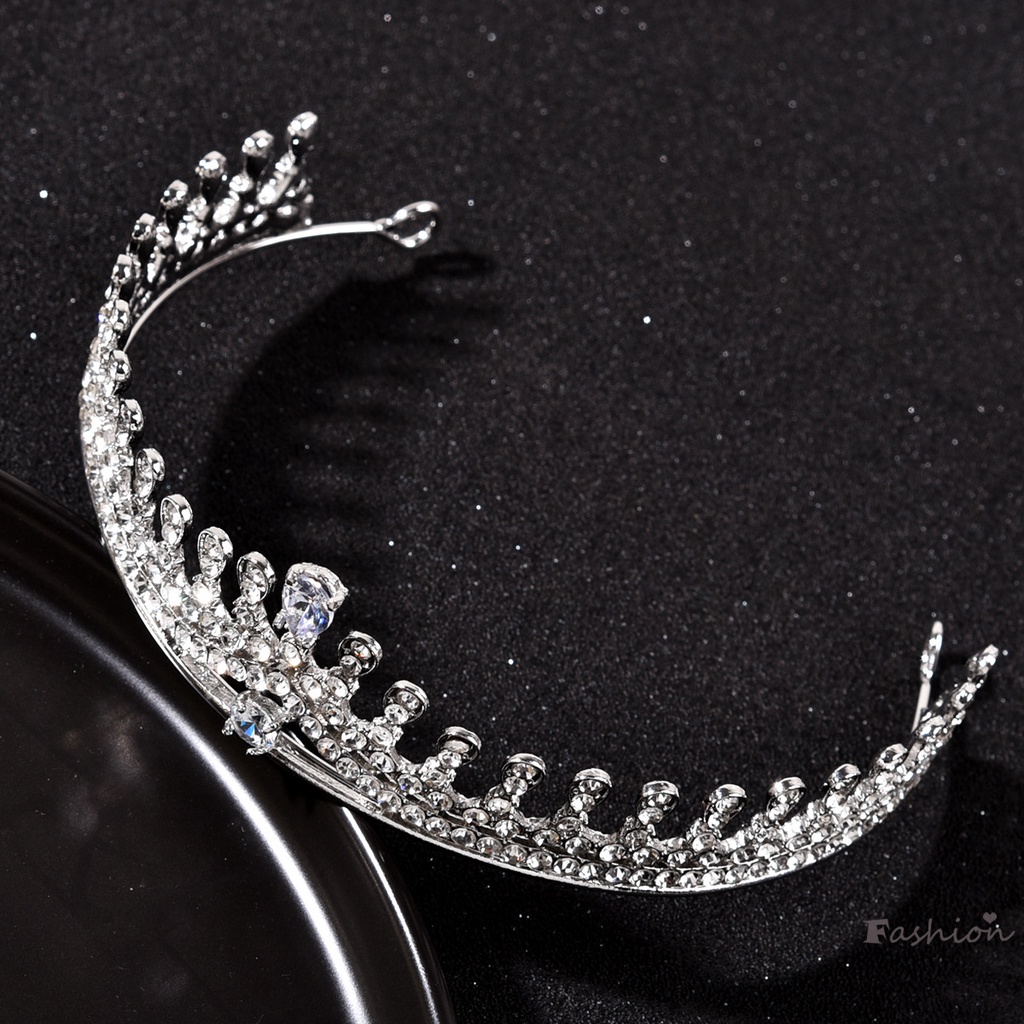 Vương Miện Cài Tóc Đính Kim Cương Giả Cho Nữ