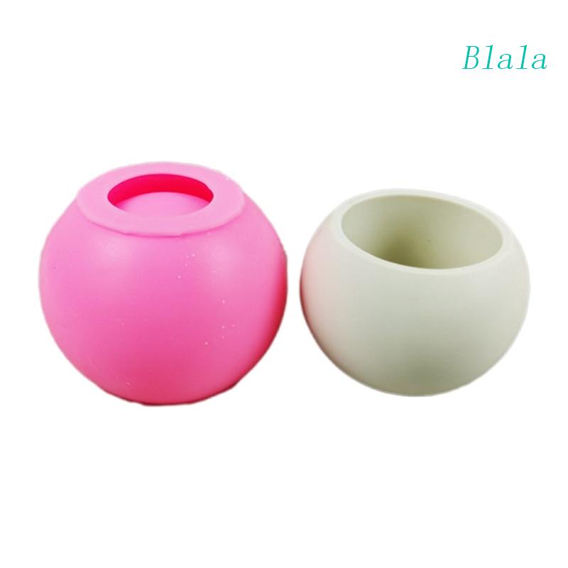 Khuôn Làm Giá Đỡ Cọ Trang Điểm Hình Tròn Bằng Nhựa Resin DIY