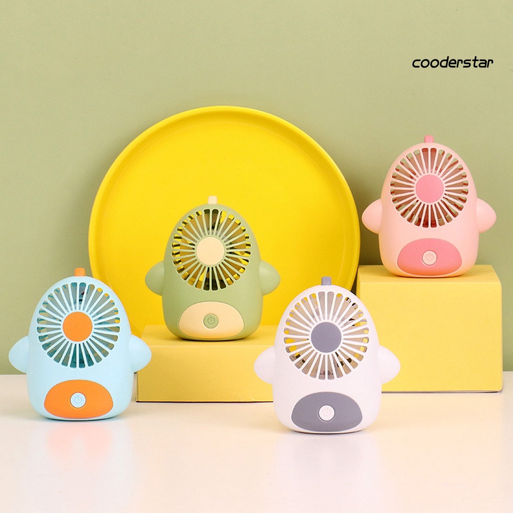 1 Bộ Quạt Điện Để Bàn 2 Tốc Độ Gió Mạnh Sạc USB Không Gây Tiếng Ồn Có Đèn Ngủ Tiện Dụng