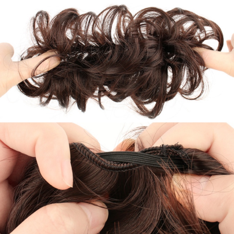 Tóc Giả Dài Xoăn Tự Nhiên Thời Trang Hàn Quốc Cho Nữ