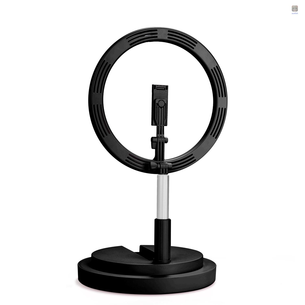 Đèn LED Tròn Cổng USB 290mm Có Thể Gập Lại Kèm Đế Kẹp Điện Thoại Tiện Dụng