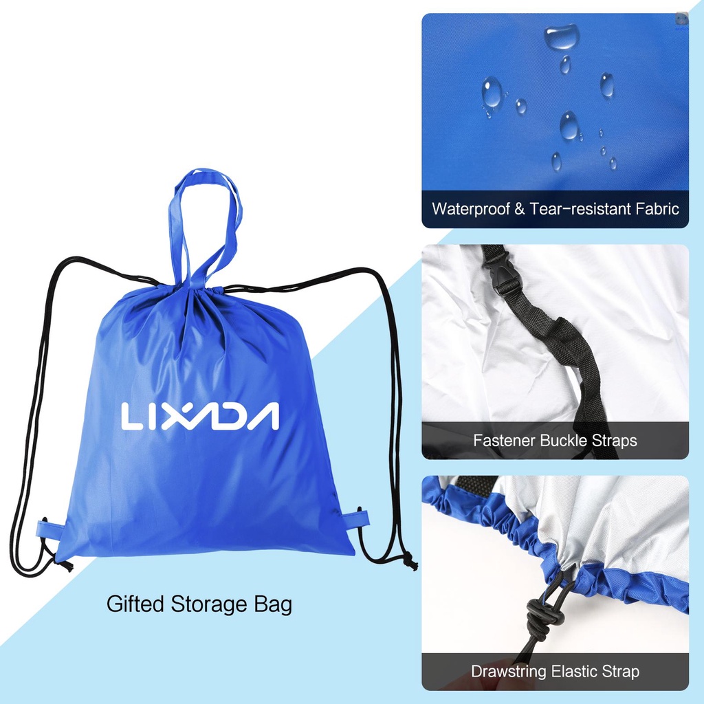 Vỏ Bọc Thuyền Kayak Lixada Chống Bụi Chống Nước Thông Dụng Kèm Túi Đựng